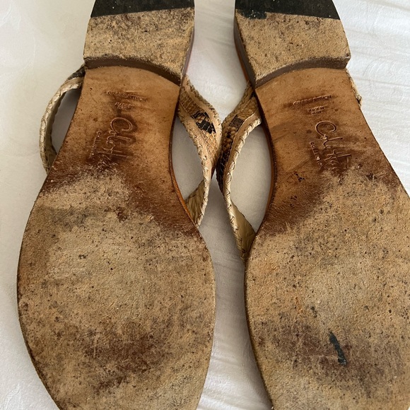 Cole Hahn genuine python made in Italy size 10 sandals - Picture 3 of 4